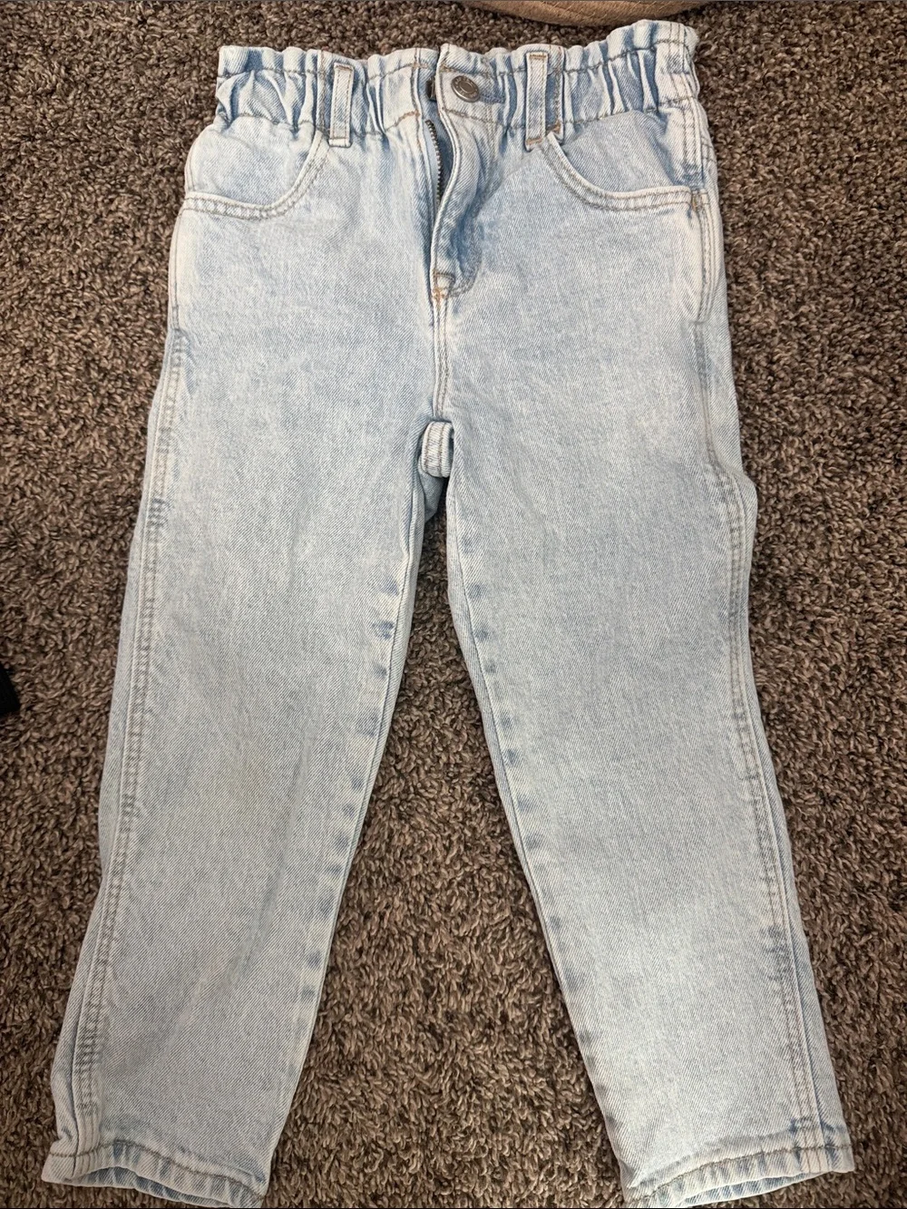 GAP Light Wash Elastic Waist Jeans